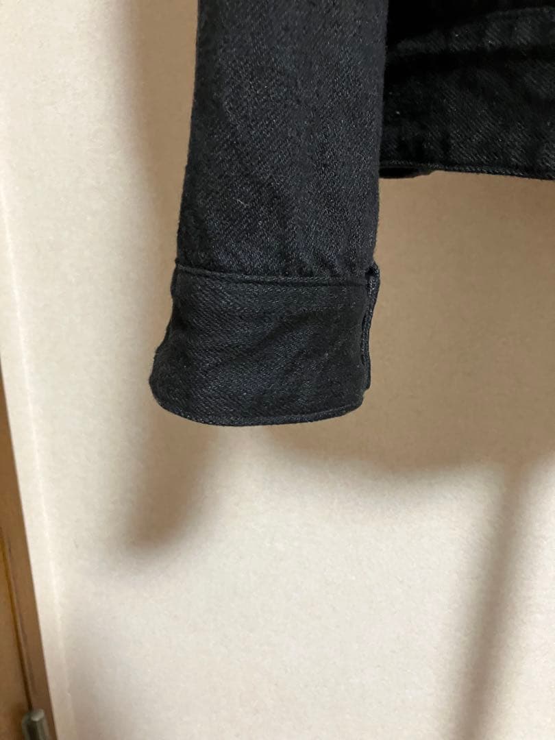美品COMOLI デニムジャケットブラックsize3