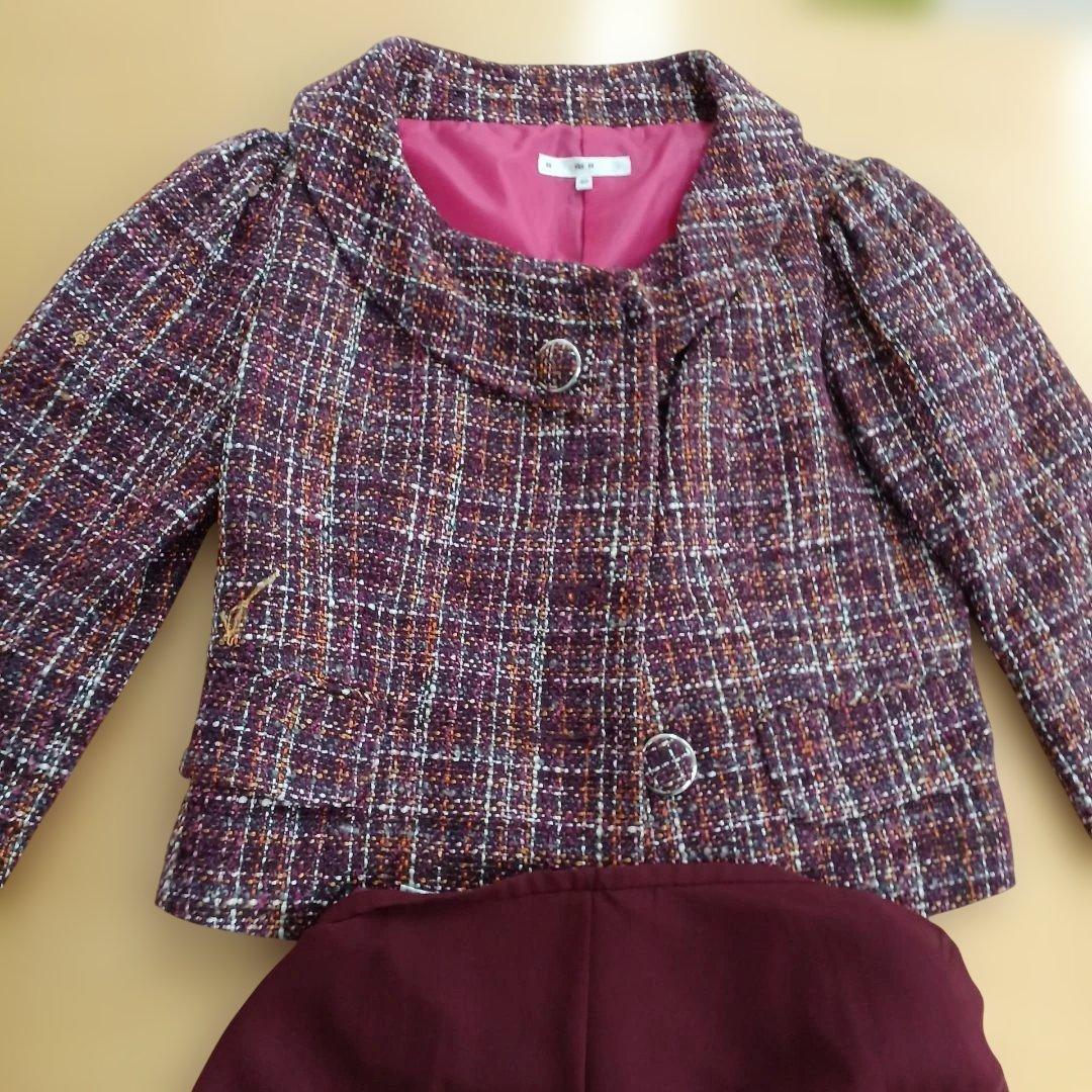 Real Riche(ジャケットのみ) ツイードセットアップ 40