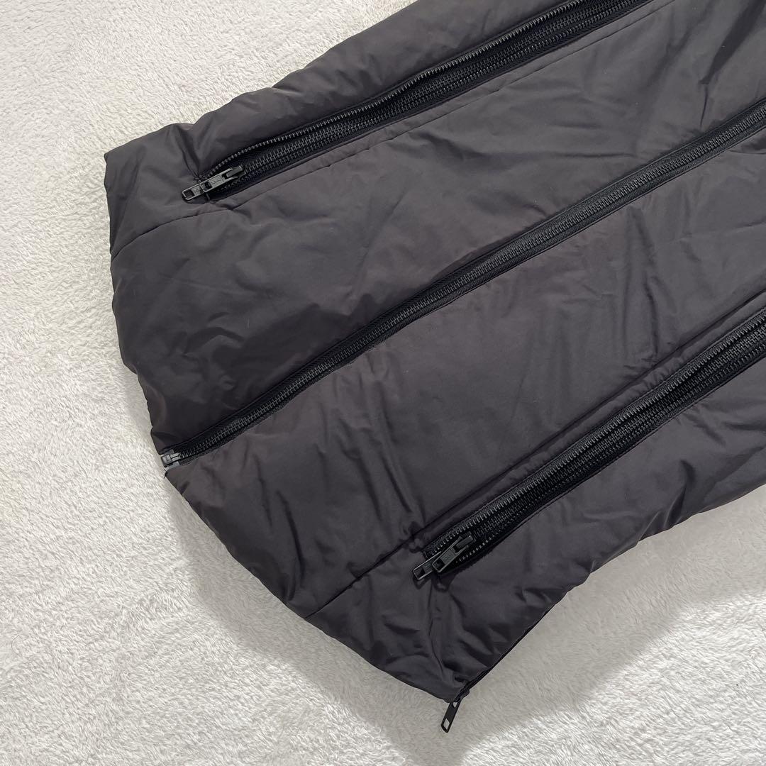希少 未使用品 バッファローボブス ダウンベスト ファー ギミック