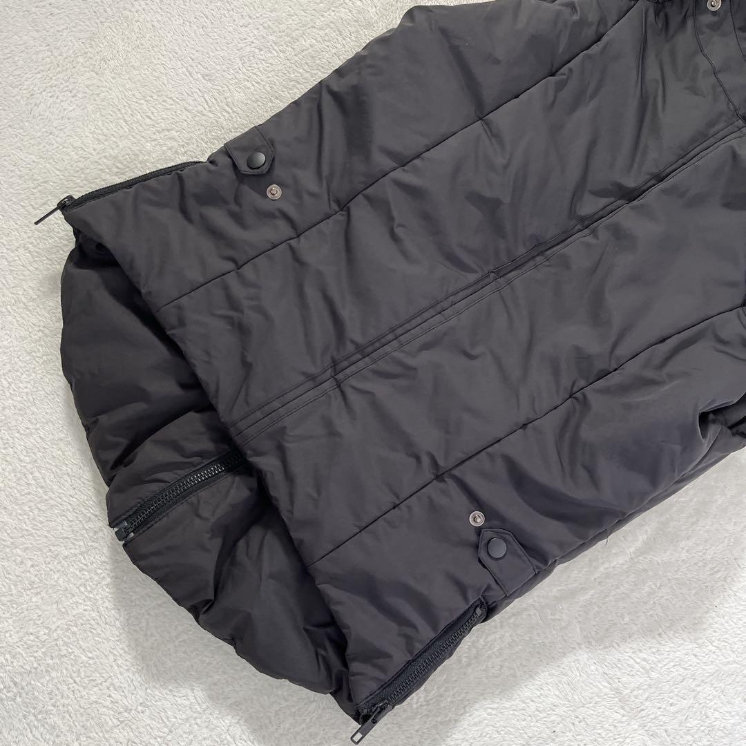 希少 未使用品 バッファローボブス ダウンベスト ファー ギミック