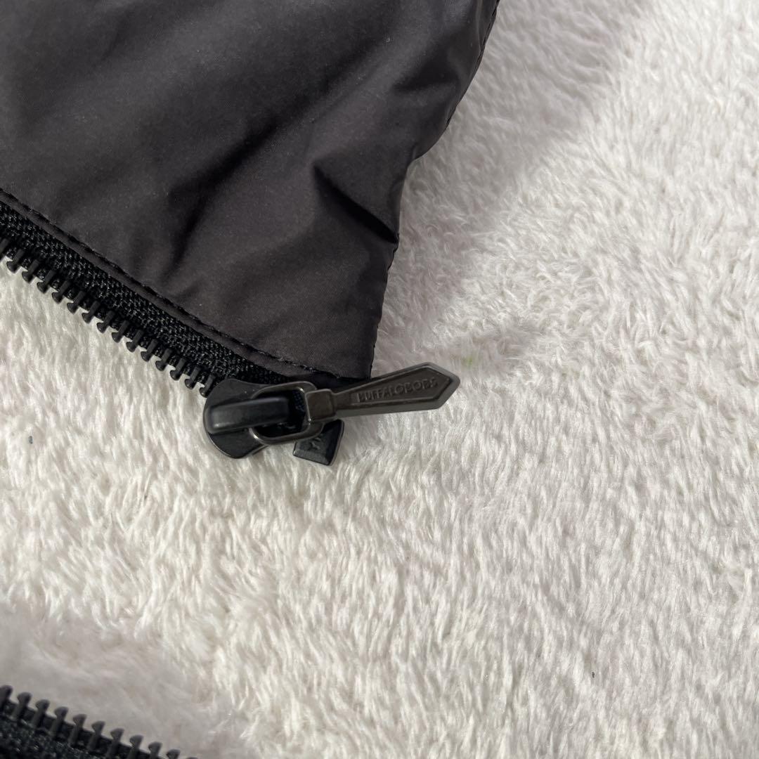 希少 未使用品 バッファローボブス ダウンベスト ファー ギミック