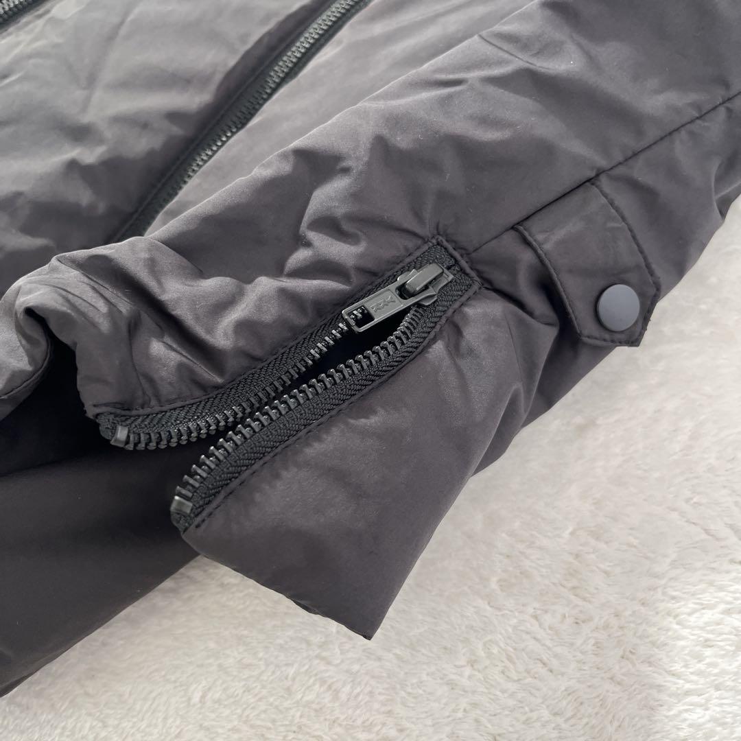 希少 未使用品 バッファローボブス ダウンベスト ファー ギミック