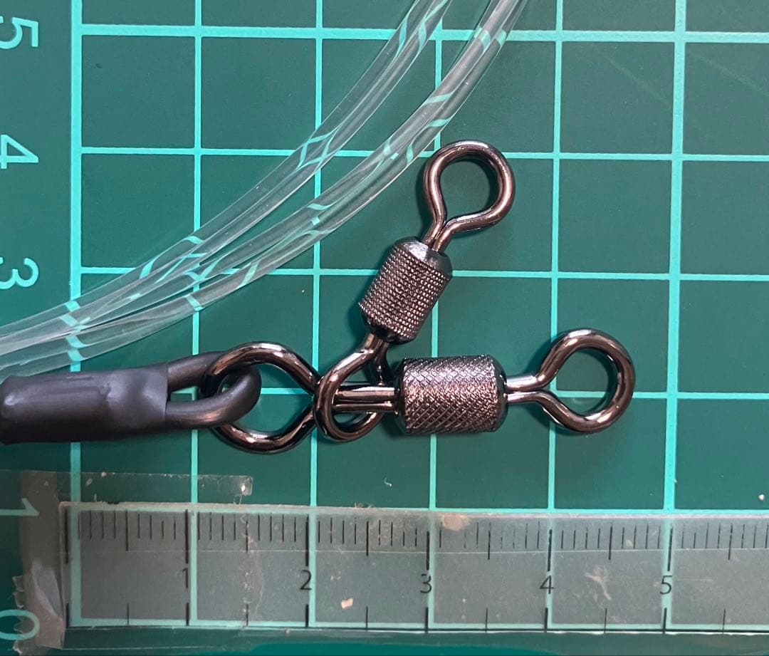 大物泳がせ用先糸　リーダー　ナイロン80号 5セット