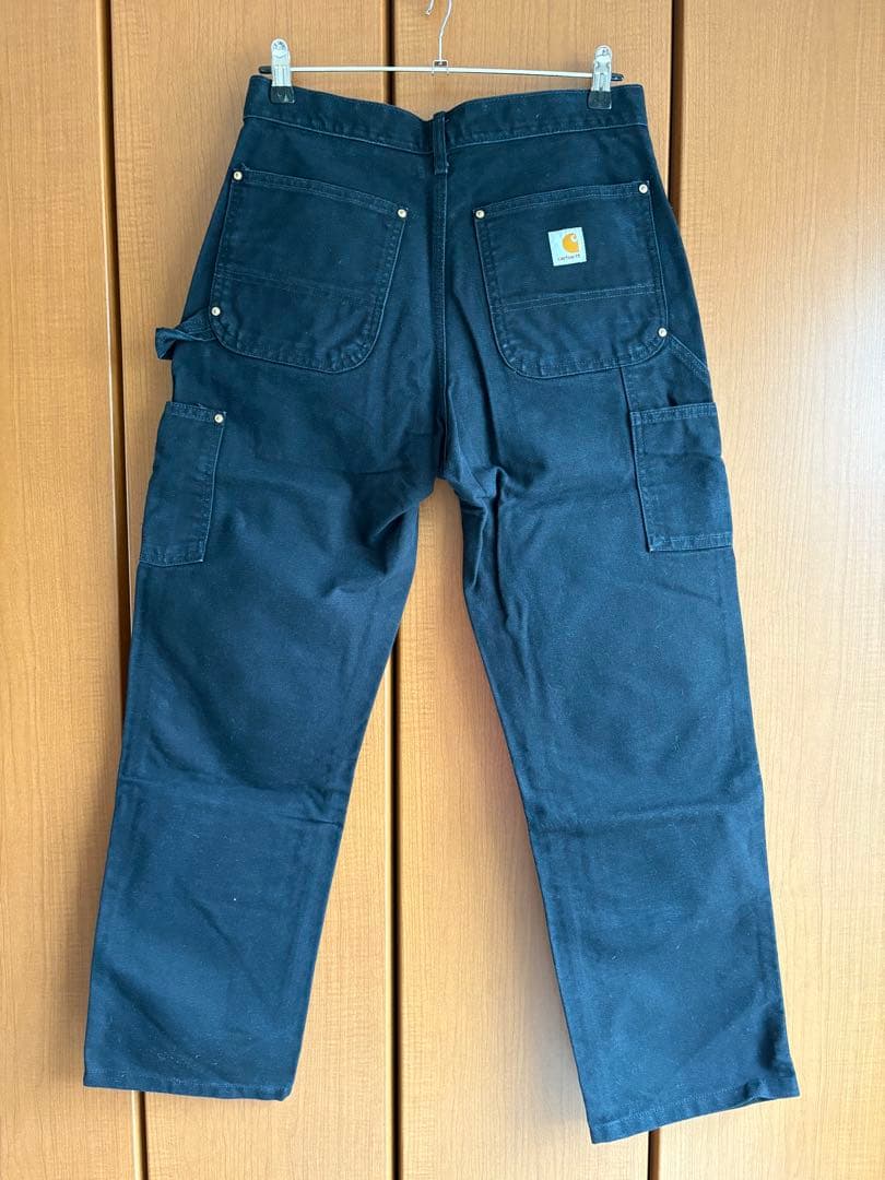 カーハート ダブルニー USA製 W31×L32 黒