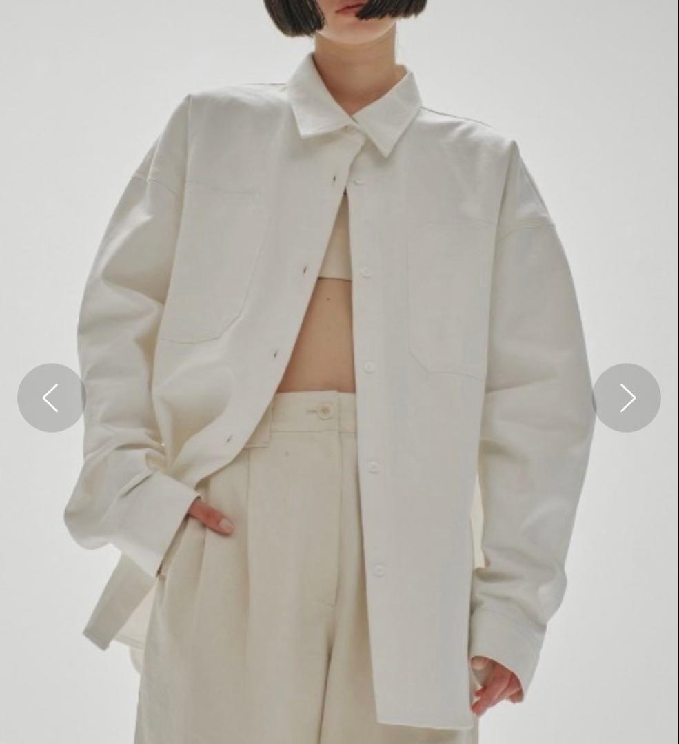 トップス Cottontwill Over Shirts / todayful
