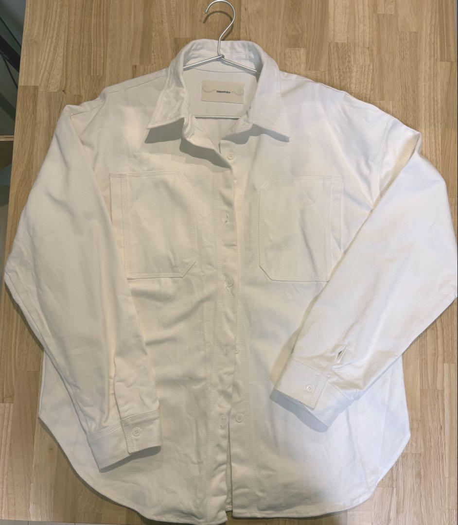 トップス Cottontwill Over Shirts / todayful