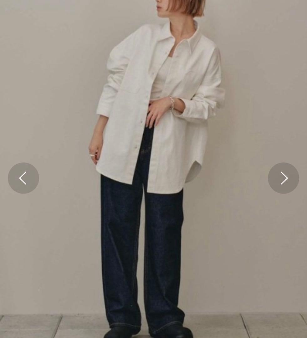 トップス Cottontwill Over Shirts / todayful