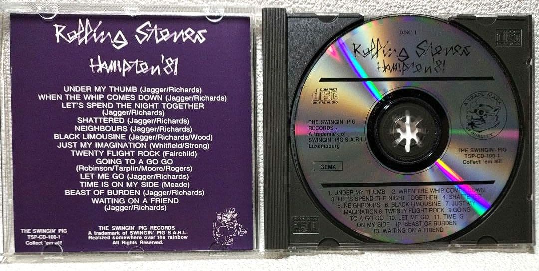 『ＲＯＬＬＩＮＧ・ＳＴＯＮＥＳ／Ｈａｍｐｔｏｎ’８１』輸入盤【中古品】（２ＣＤ）