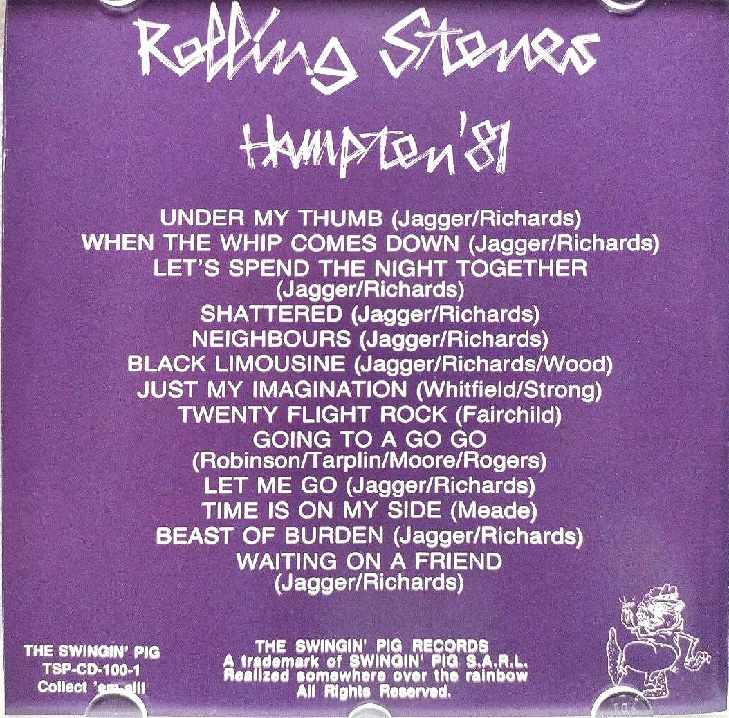 『ＲＯＬＬＩＮＧ・ＳＴＯＮＥＳ／Ｈａｍｐｔｏｎ’８１』輸入盤【中古品】（２ＣＤ）