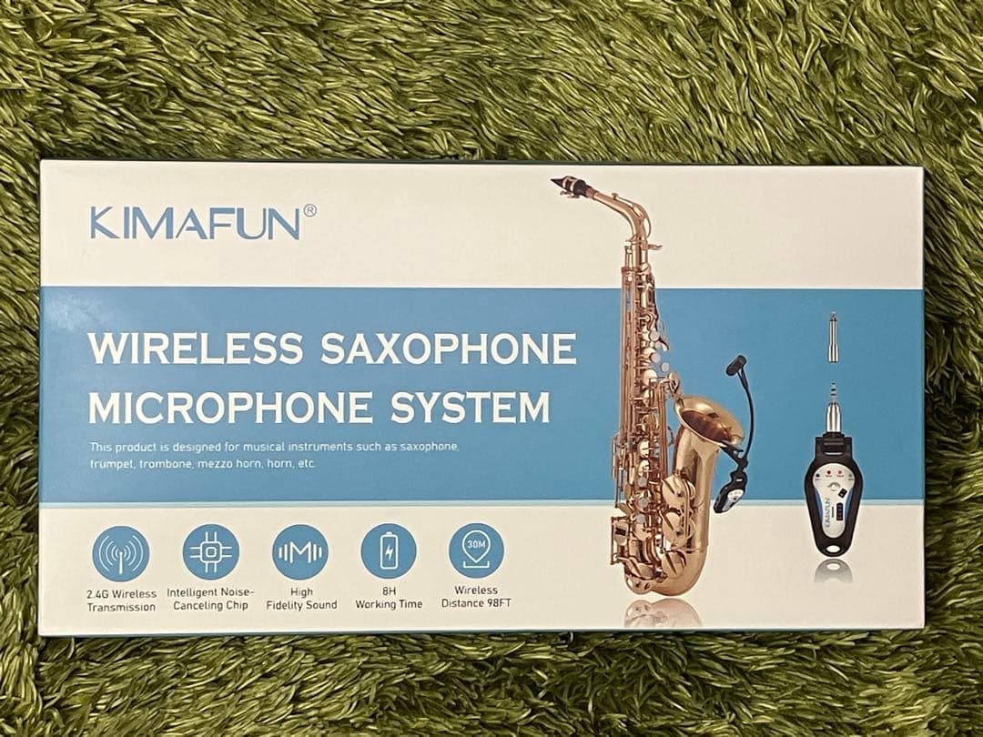 KIMAFUN 2.4G　 クリップ　ワイヤレスマイク／サックス・トランペット