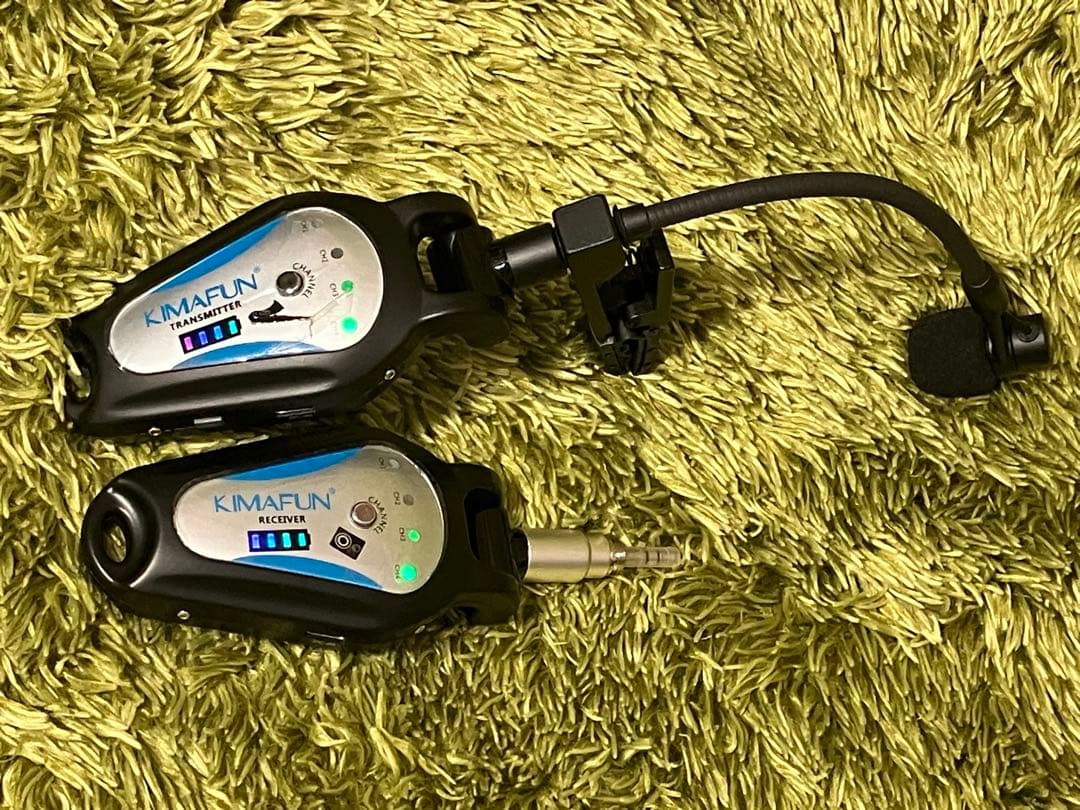KIMAFUN 2.4G　 クリップ　ワイヤレスマイク／サックス・トランペット