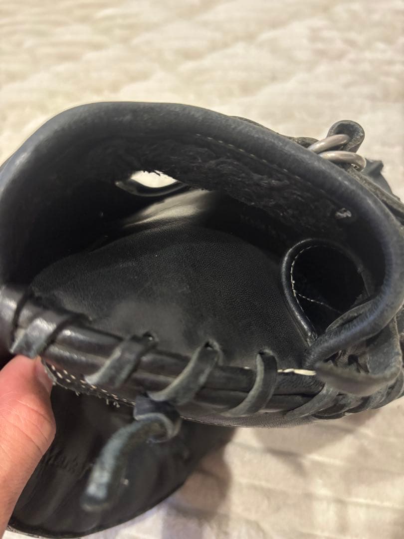 かずぴょんRawlings ブラック 少年軟式グローブ