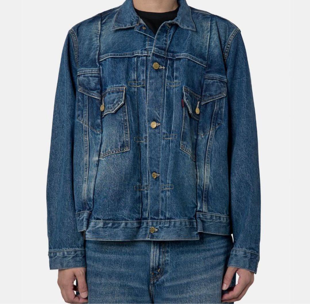フ*ゴ様 XL Levi's x sacai Men's Denim Jacke