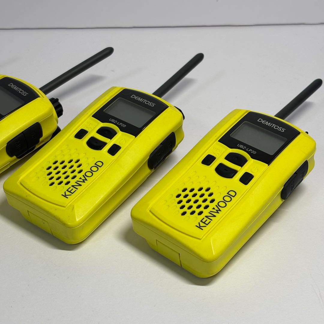 KENWOOD UBZ-LP20 トランシーバー インカム 4台セット