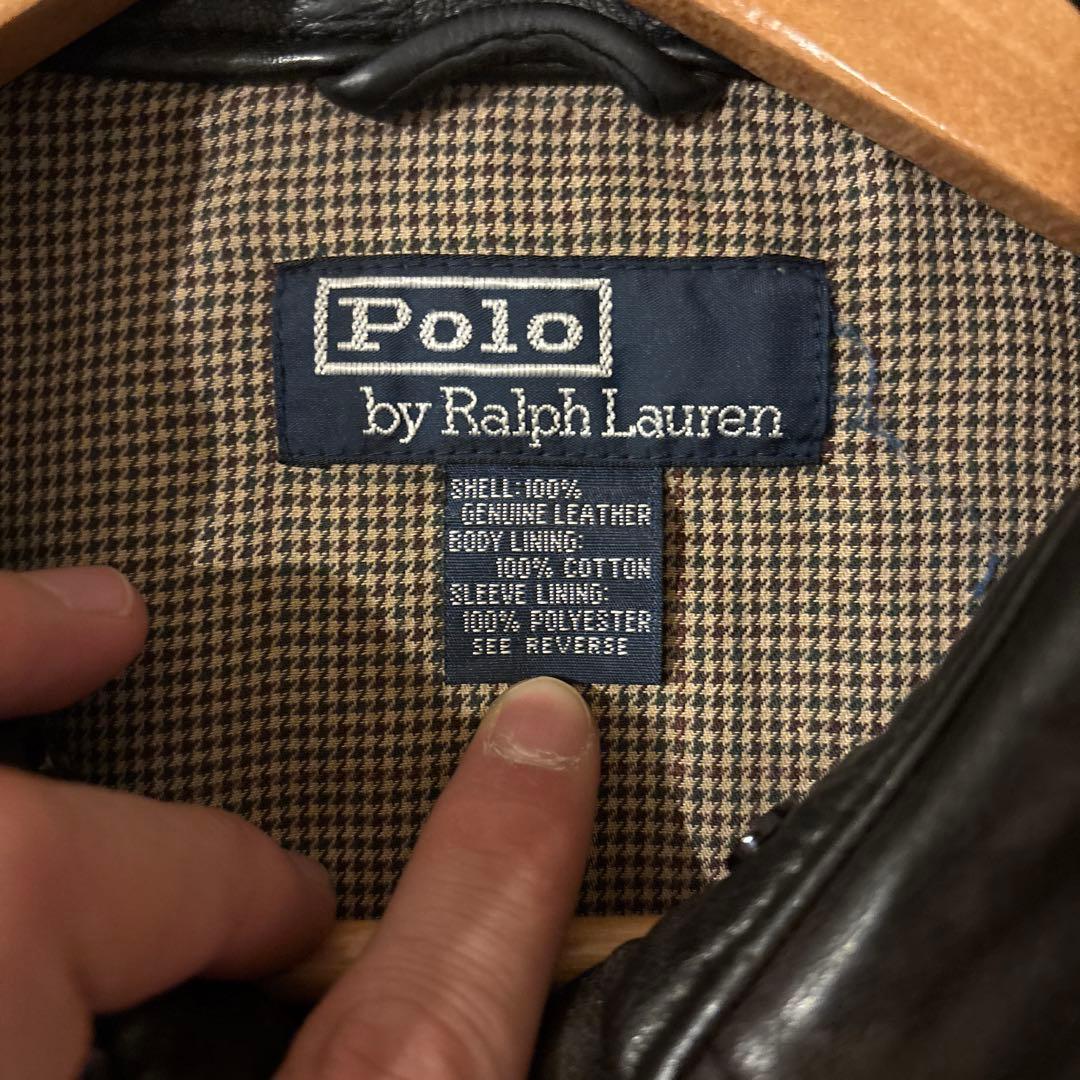 ジャケット・アウター Polo Ralph Lauren Brown leather jacket