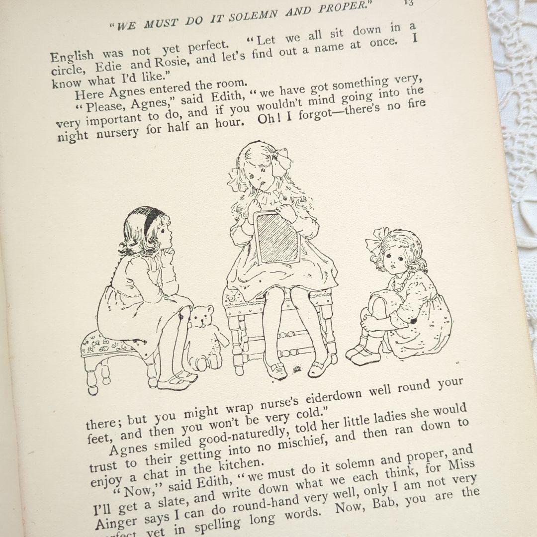稀少1910アンティーク絵本 洋書古書 児童書 ヴンテージ ヴィクトリアン