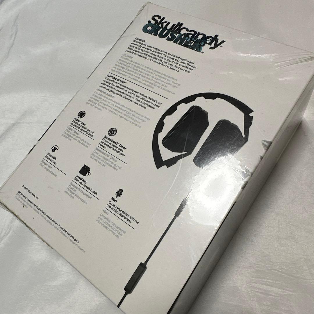 【新品,未使用】Skullcandy Crusher 有線ヘッドホン