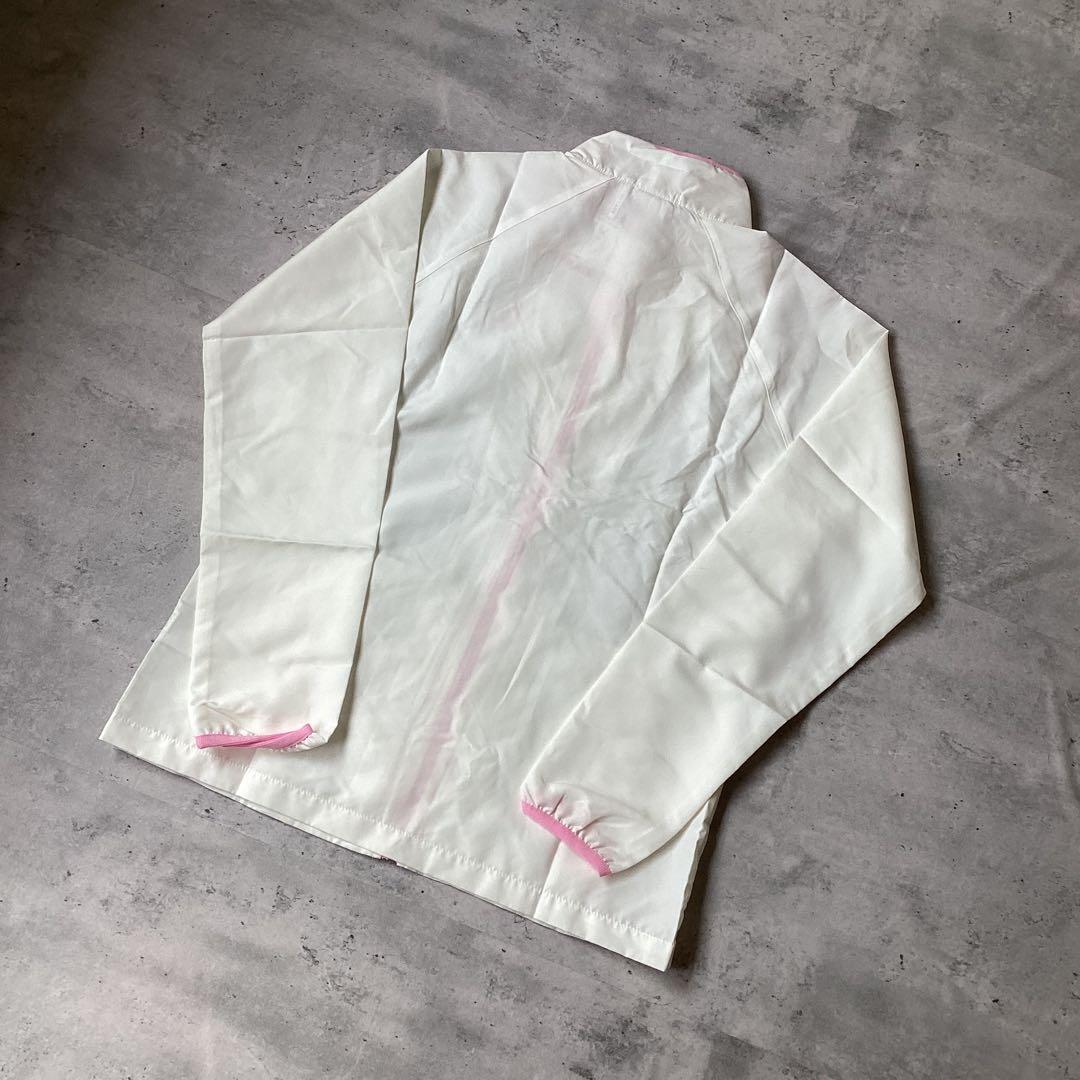 adidas アディダス　アウター　ジャージ　ホワイト　ピンク