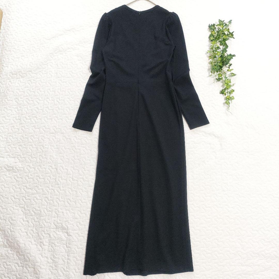 極美品✨RED VALENTINO　アイラインシルエットスリットワンピース　黒