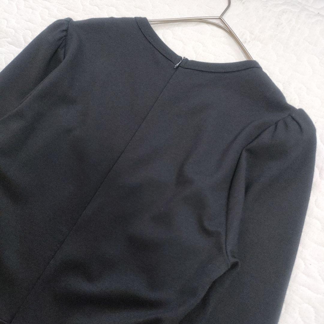 極美品✨RED VALENTINO　アイラインシルエットスリットワンピース　黒
