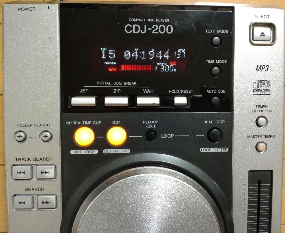 Pioneer CDJ-200　動作確認済み　送料込み　メンテ品