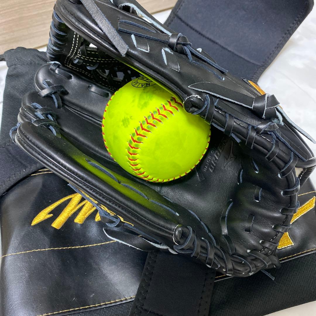 Mizuno Pro ブラックグローブ Wonder 左利き用