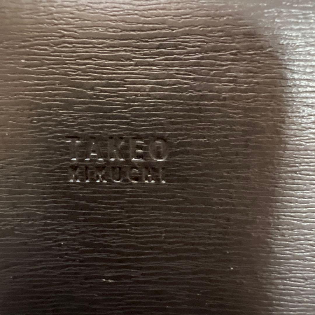タケオキクチ　黒レザートートバッグ