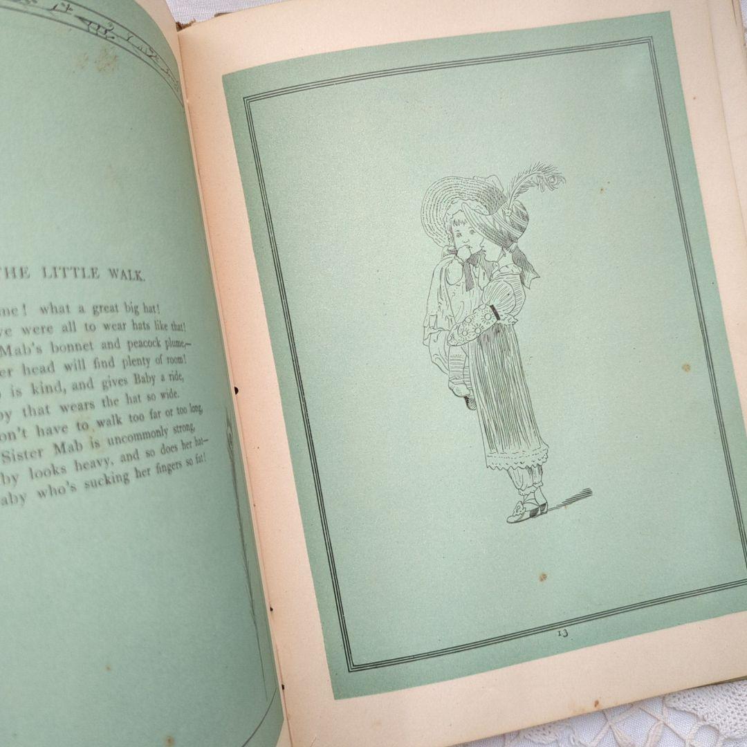 稀少1880年アンティーク絵本 児童書 洋書古書ヴィクトリアンジャンクジャーナル