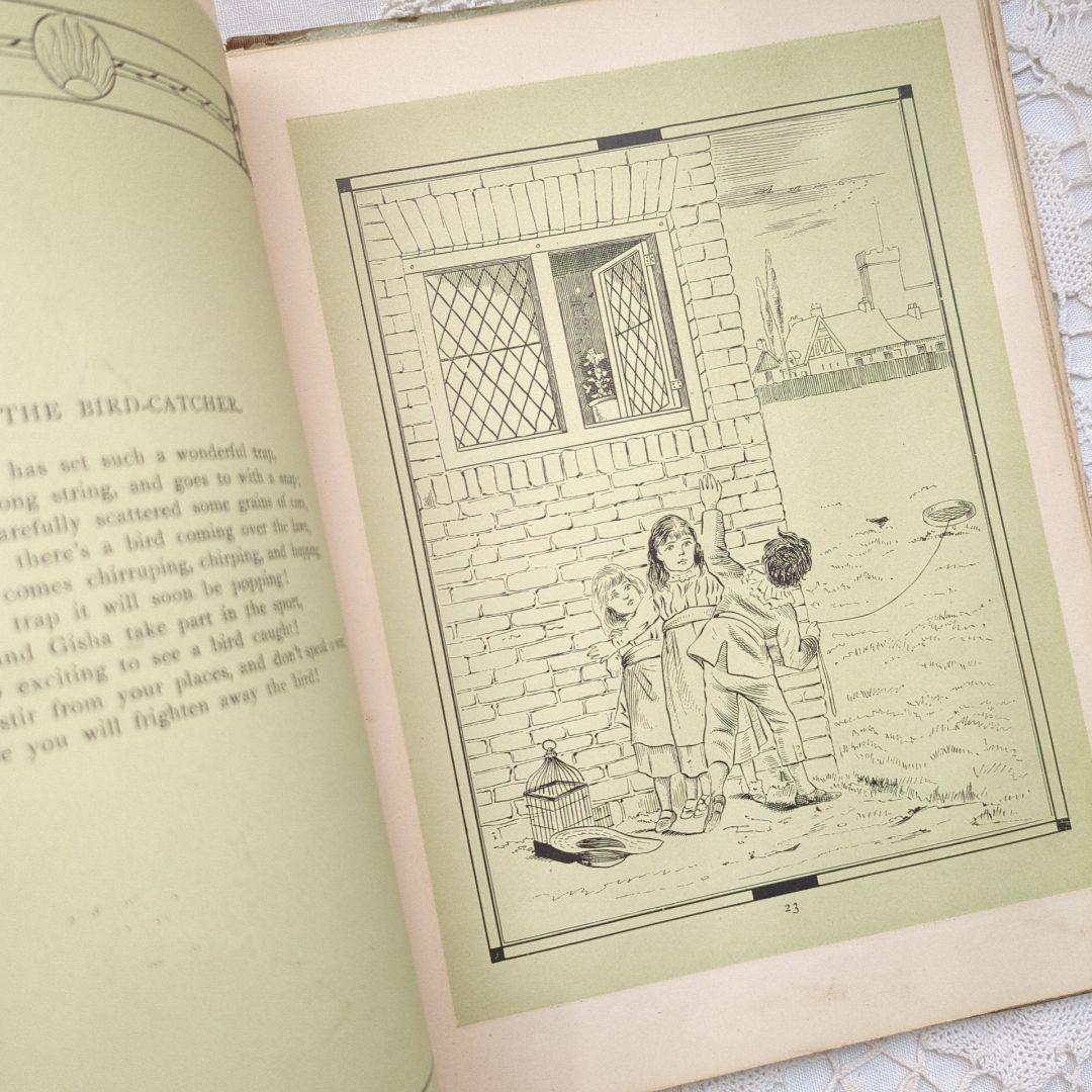 稀少1880年アンティーク絵本 児童書 洋書古書ヴィクトリアンジャンクジャーナル