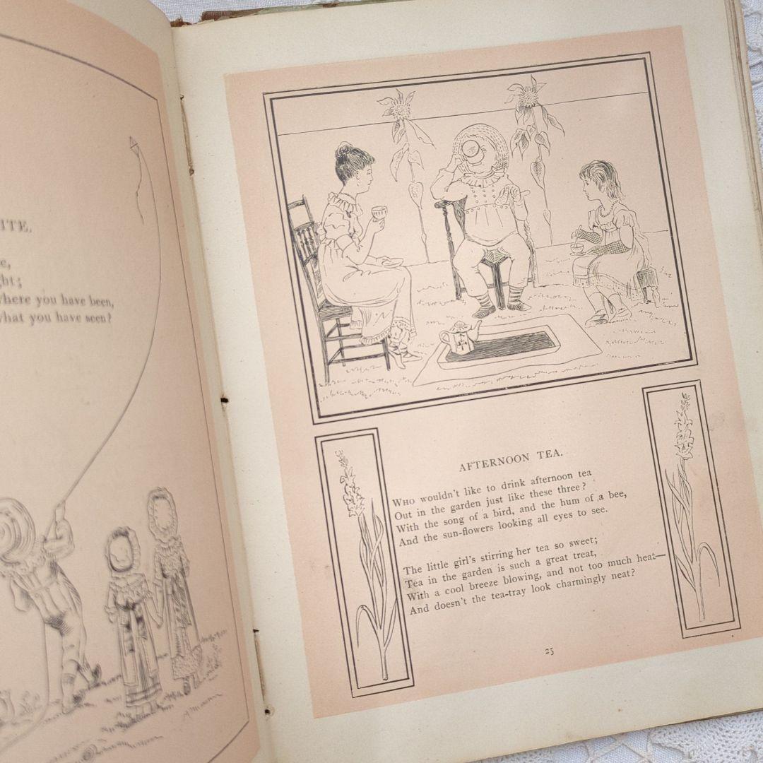 稀少1880年アンティーク絵本 児童書 洋書古書ヴィクトリアンジャンクジャーナル