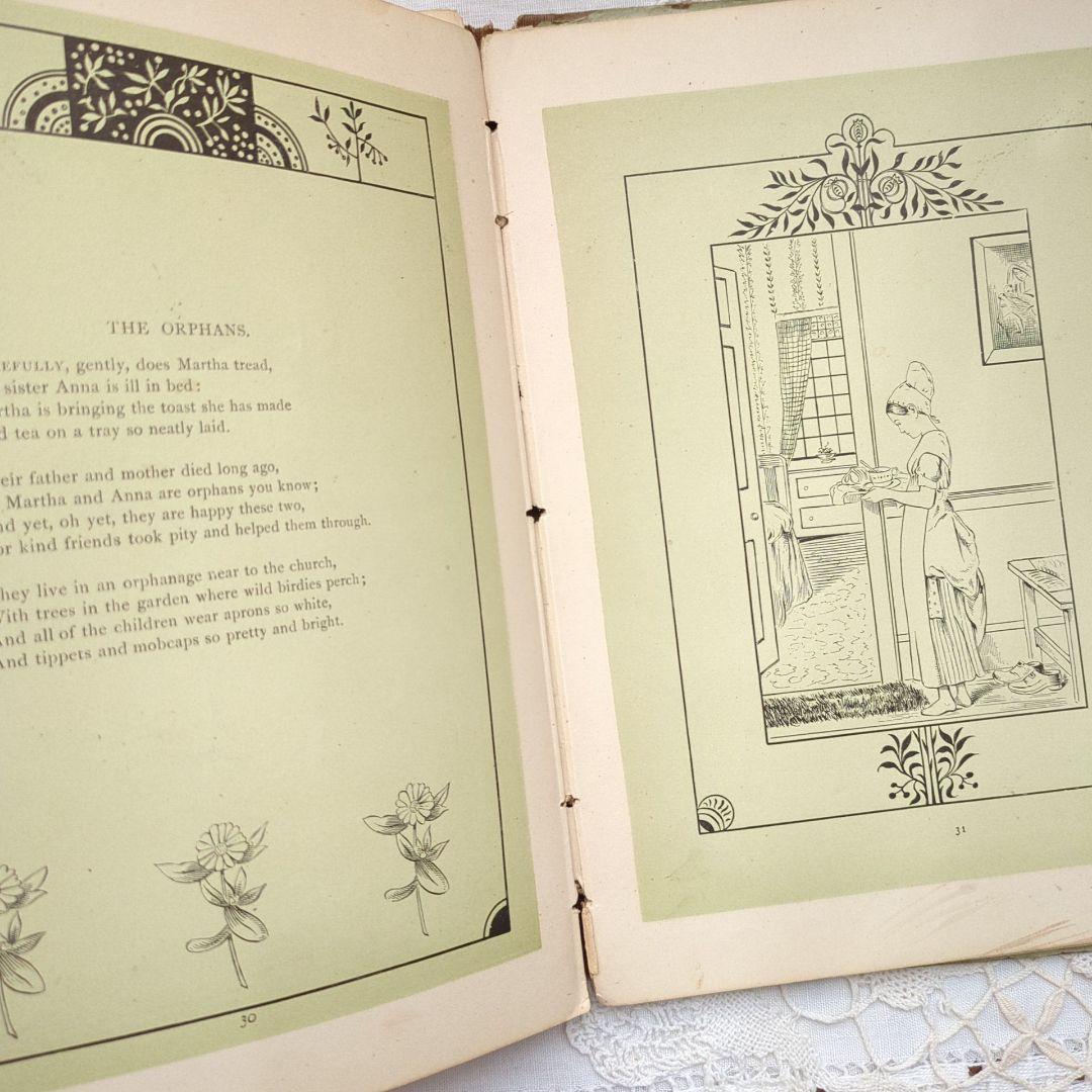 稀少1880年アンティーク絵本 児童書 洋書古書ヴィクトリアンジャンクジャーナル