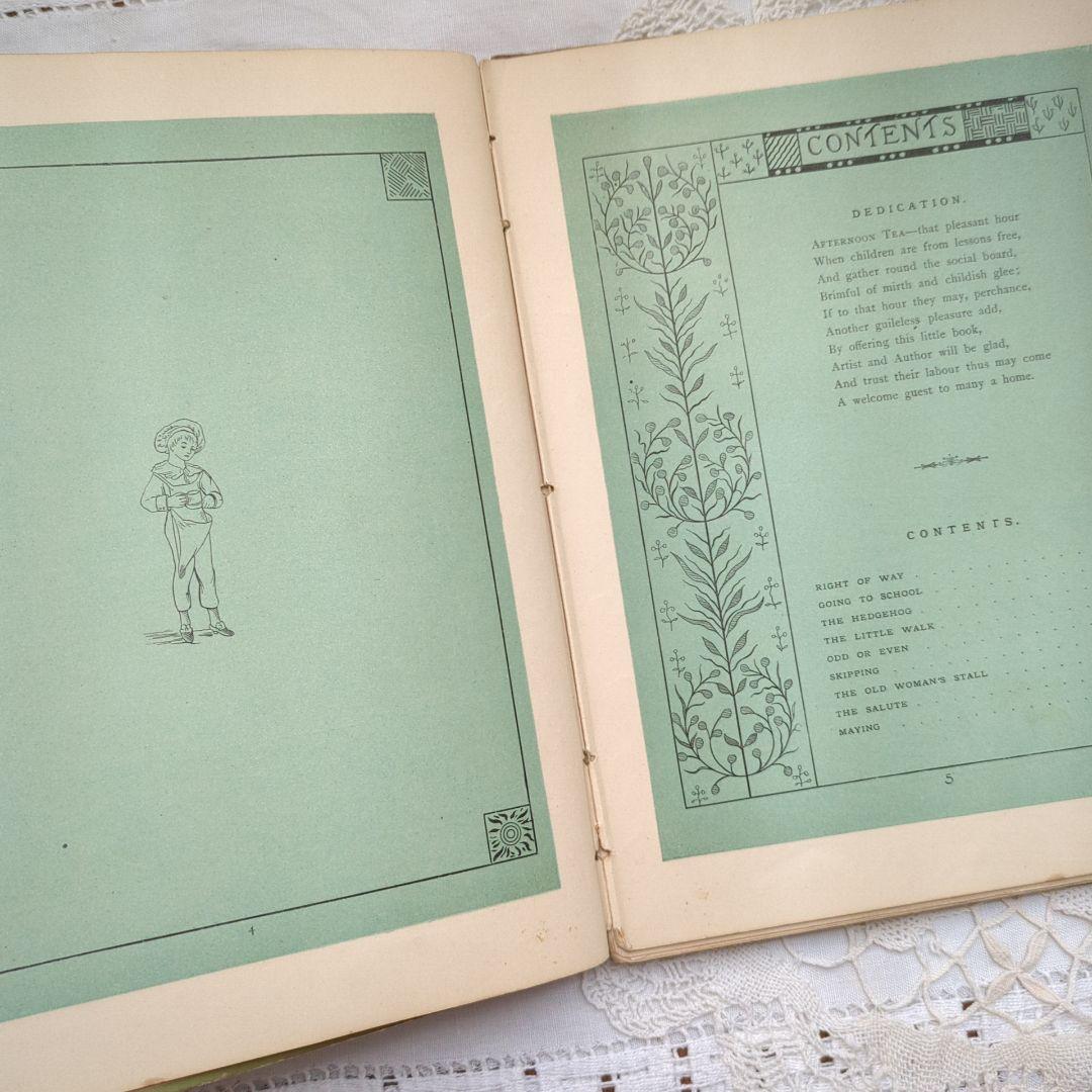 稀少1880年アンティーク絵本 児童書 洋書古書ヴィクトリアンジャンクジャーナル