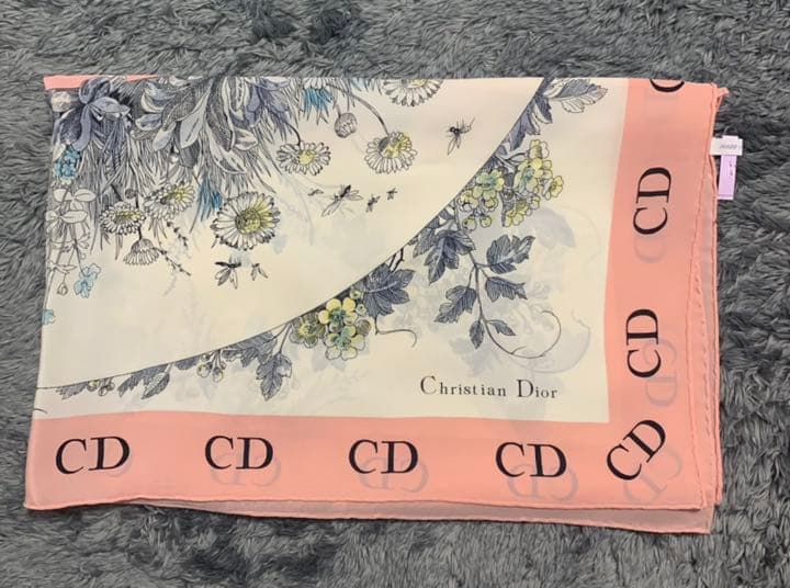 【Christian Dior】クリスチャンディオール スカーフ(大判)