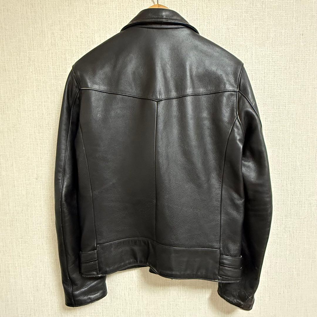 Harlem Rounge 本革 ダブルライダース IDEALジップ L