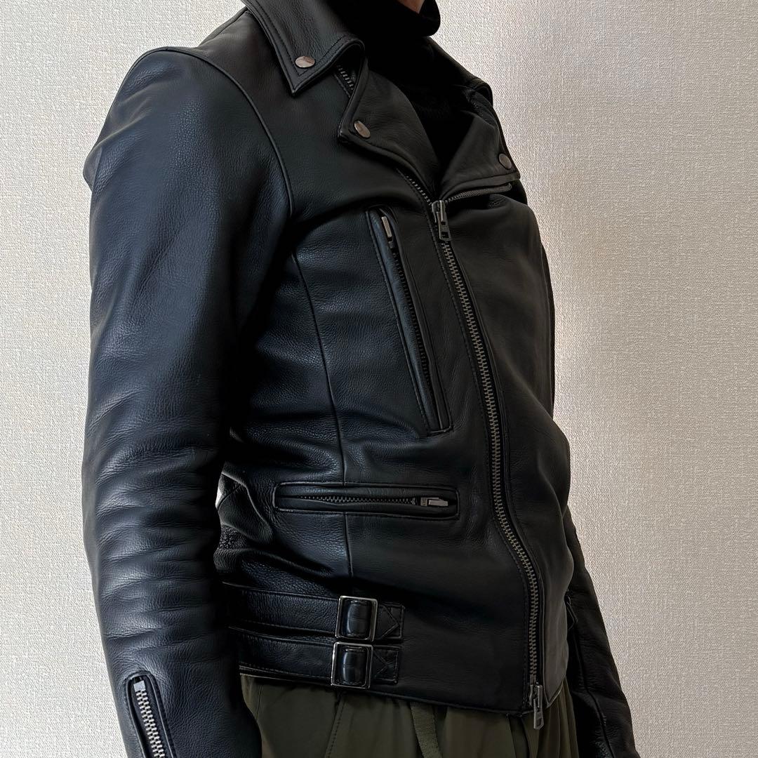 Harlem Rounge 本革 ダブルライダース IDEALジップ L