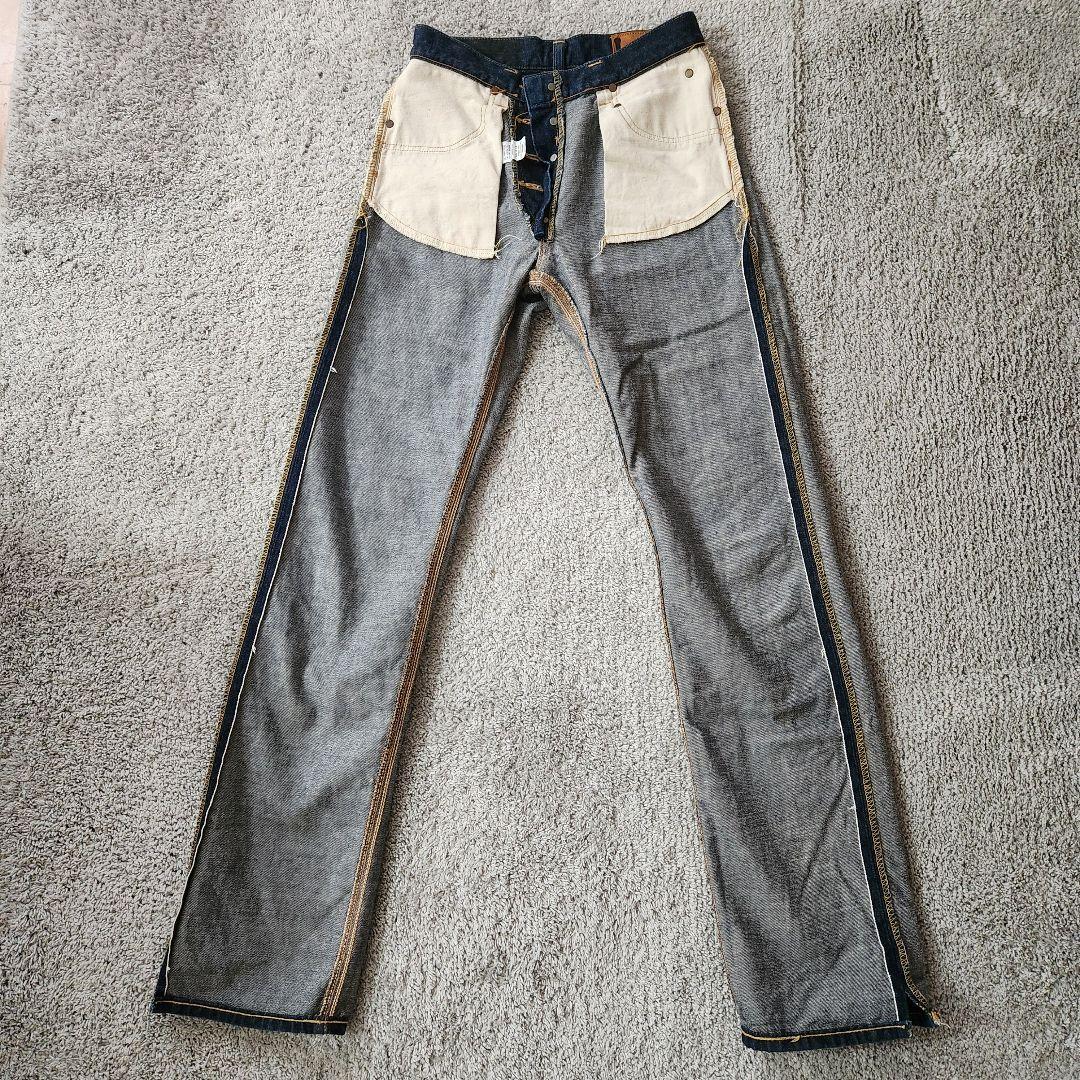【濃紺】Lee 4101 W29 復刻101B 片耳 ボタンフライ リー