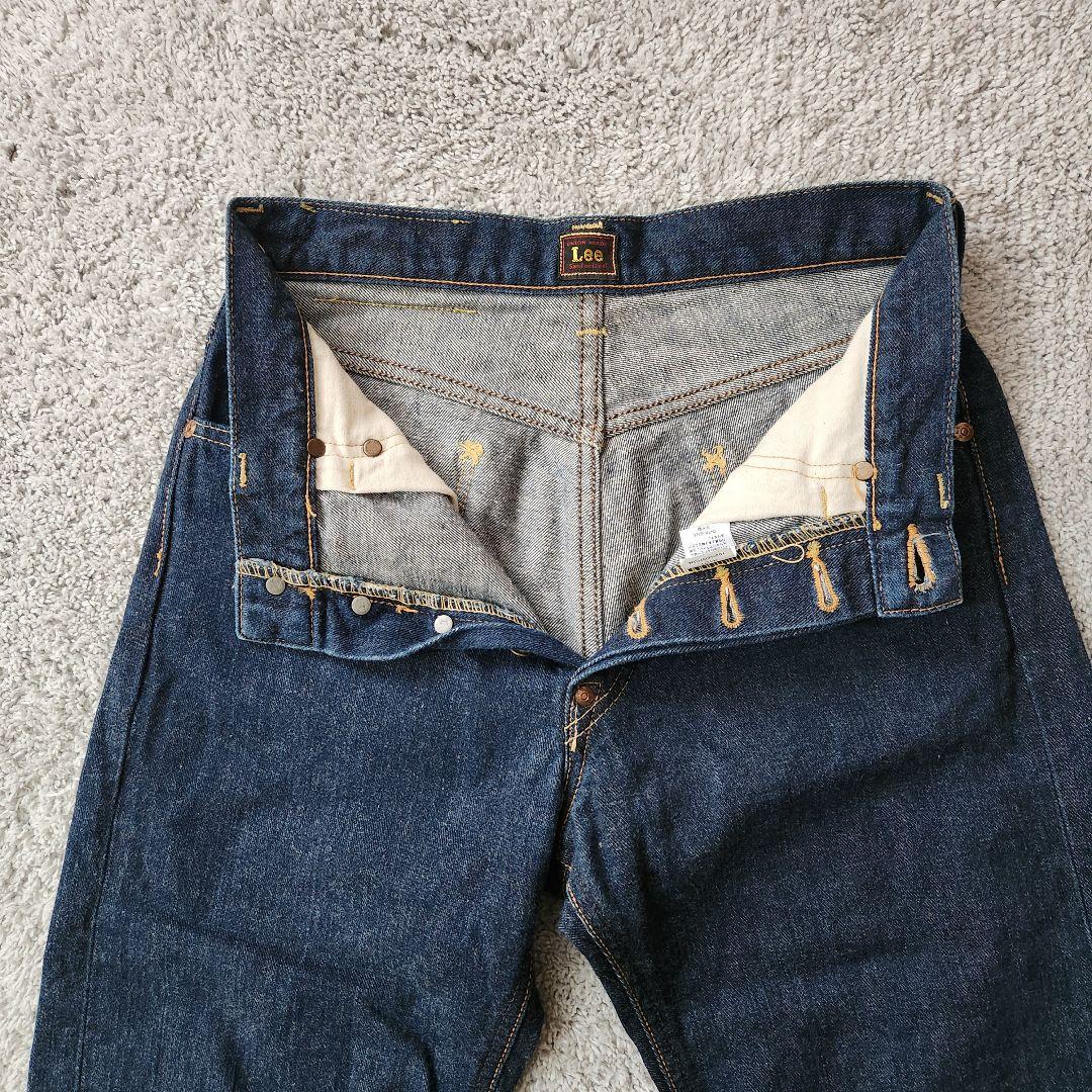 【濃紺】Lee 4101 W29 復刻101B 片耳 ボタンフライ リー