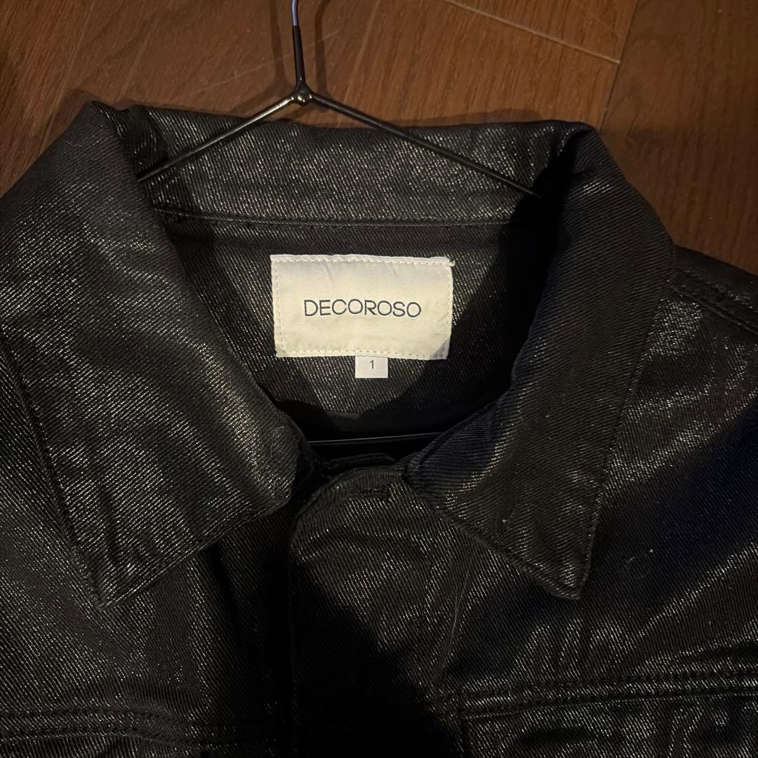 DECOROSO コーティングデニムジャケット