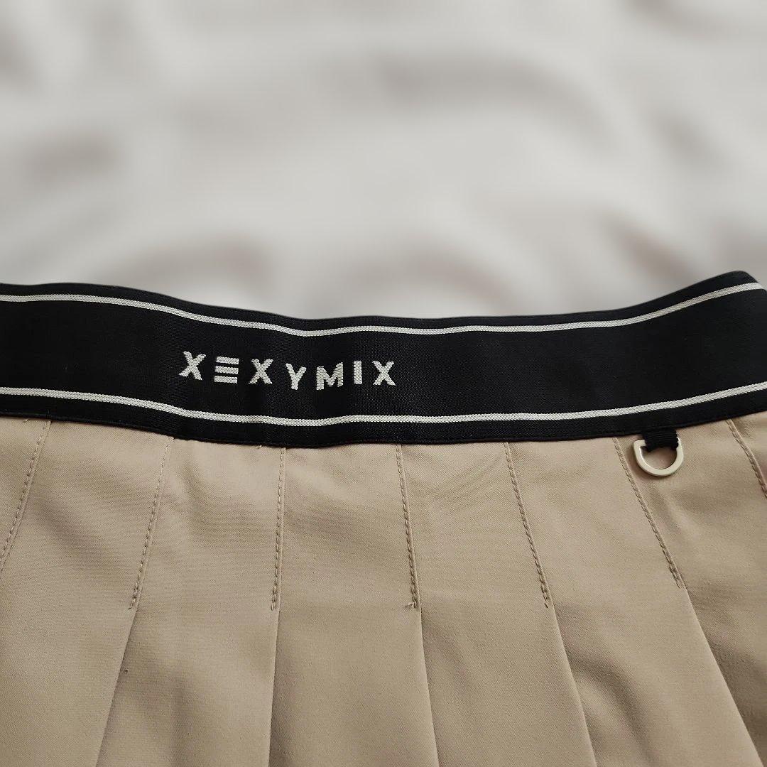 XXXYMIX ベージュ プリーツスカート靴はおまけ