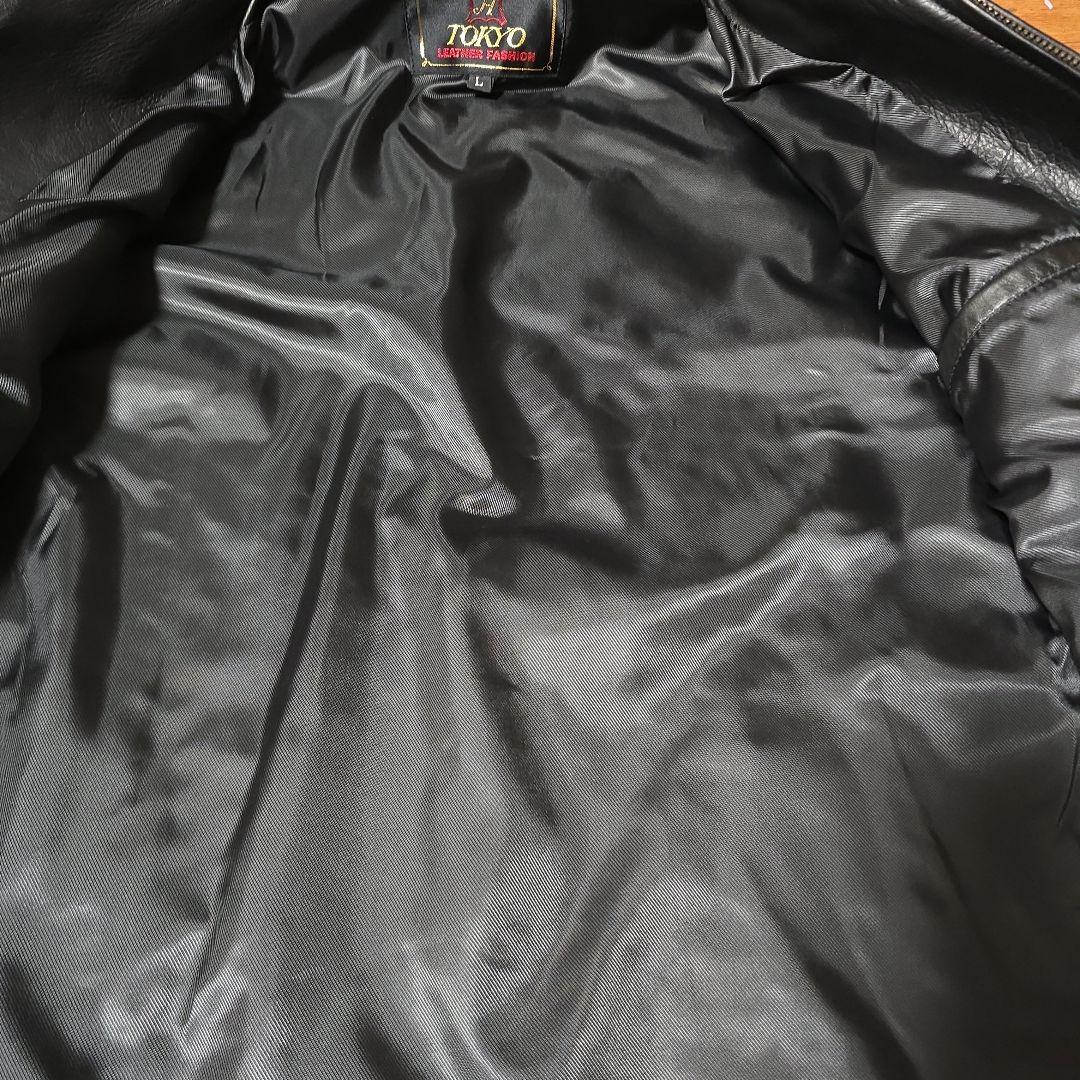 上野　舶来堂　TOKYO LEATHER FASHION 牛革 レザージャケット
