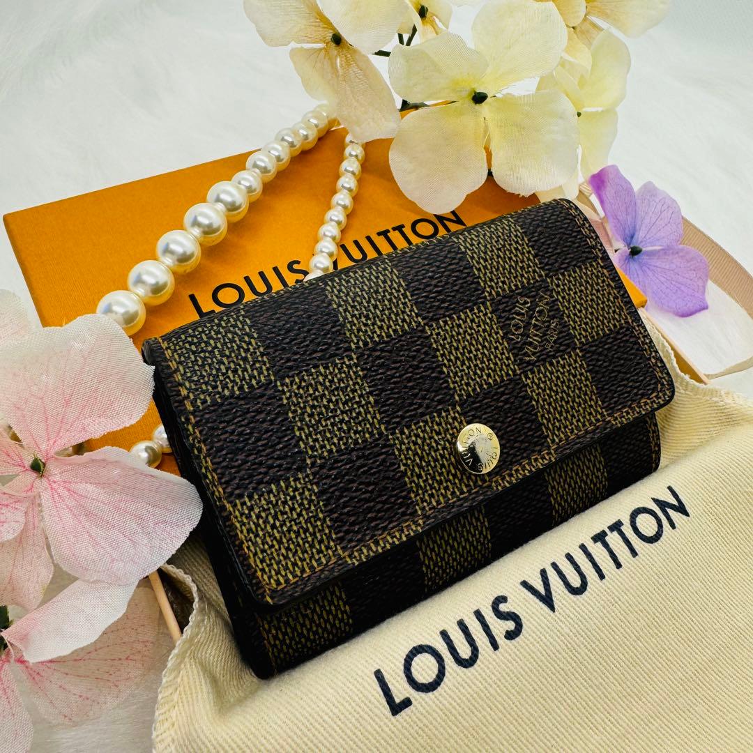 LOUIS VUITTON ルイヴィトン ダミエ 6連キーケース 美品✨