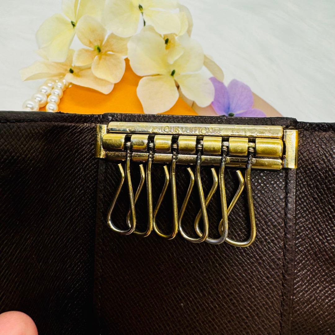 LOUIS VUITTON ルイヴィトン ダミエ 6連キーケース 美品✨