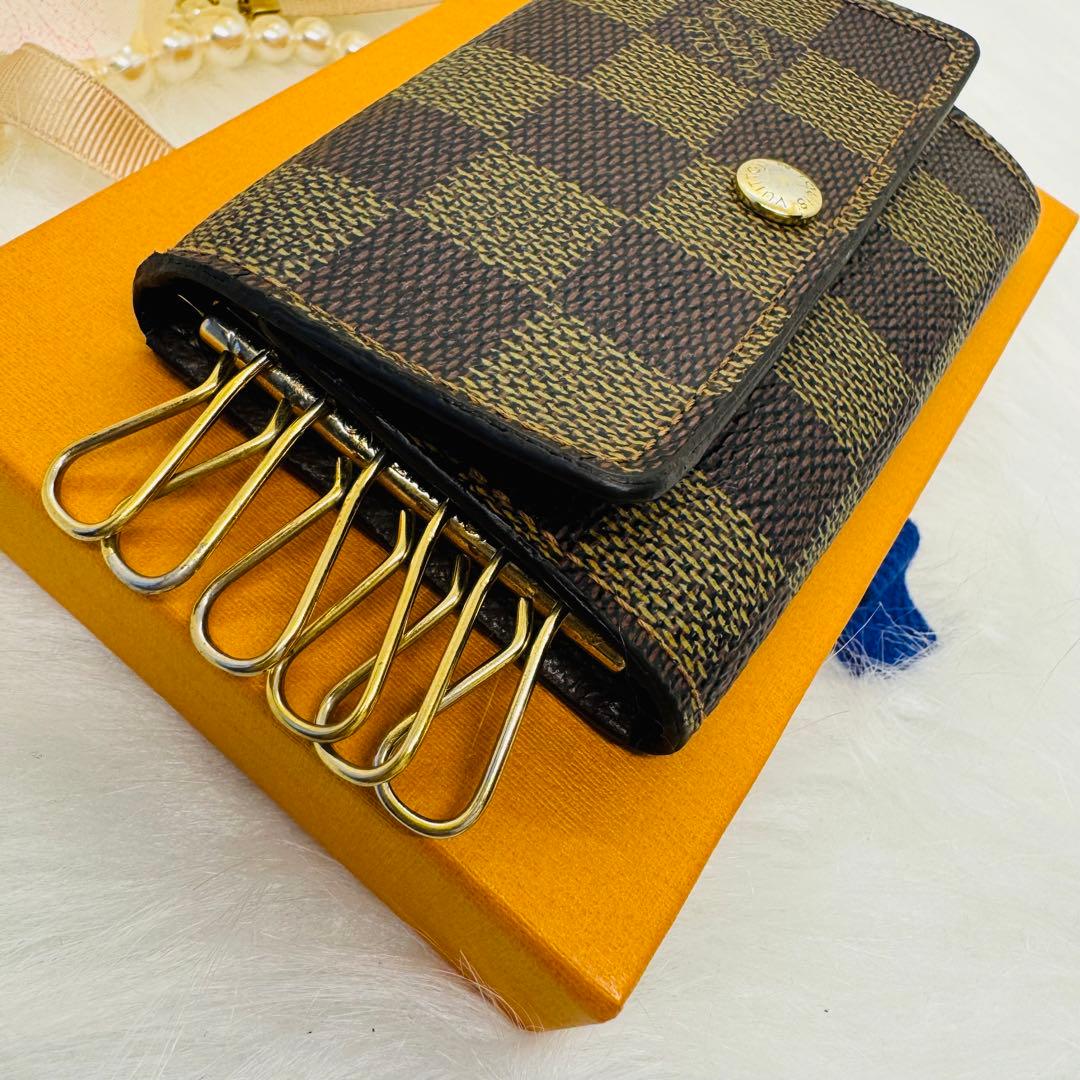 LOUIS VUITTON ルイヴィトン ダミエ 6連キーケース 美品✨