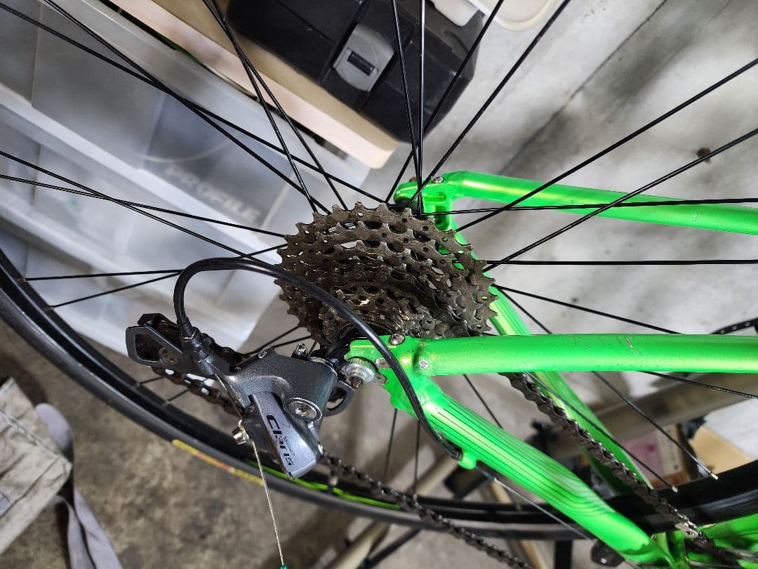 メリダグリーン アルミフレーム ロードバイク札幌引き取り限定