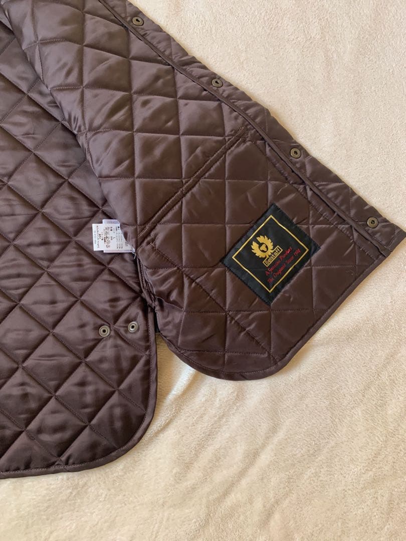 Belstaff ブラウン キルティングベスト