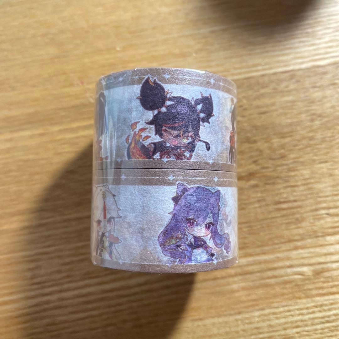 原神　スイパラ　マスキングテープセット　モンド　璃月　稲妻
