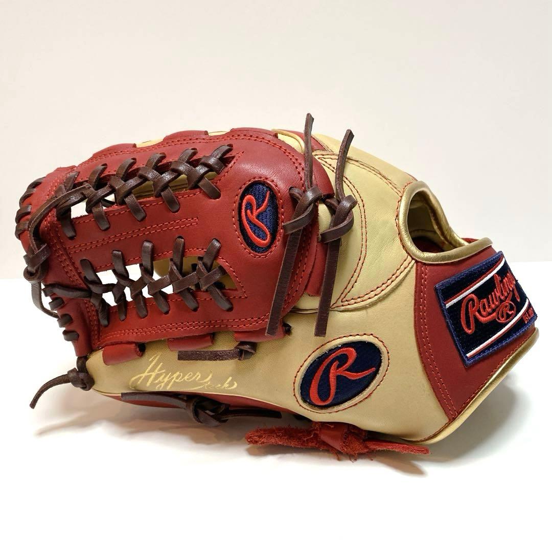 ✨美品✨Rawlings ローリングス 内野手用 左投げ キャメル レッド