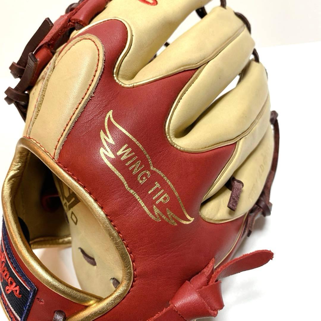 ✨美品✨Rawlings ローリングス 内野手用 左投げ キャメル レッド