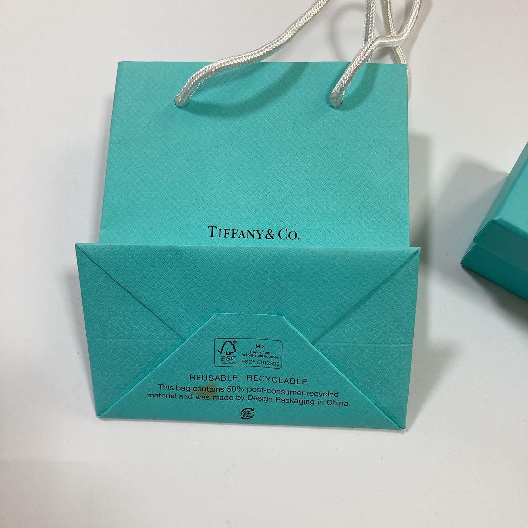 極美品　ティファニー　ピアスケース　空箱　現行品　ブルーボックス