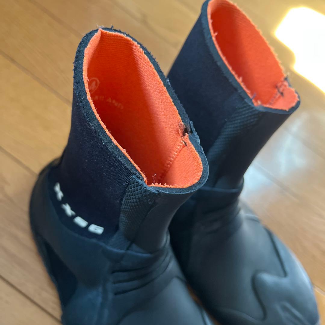 X-SOCKS サーフィン用 ネオプレンブーツ ブラック/オレンジ